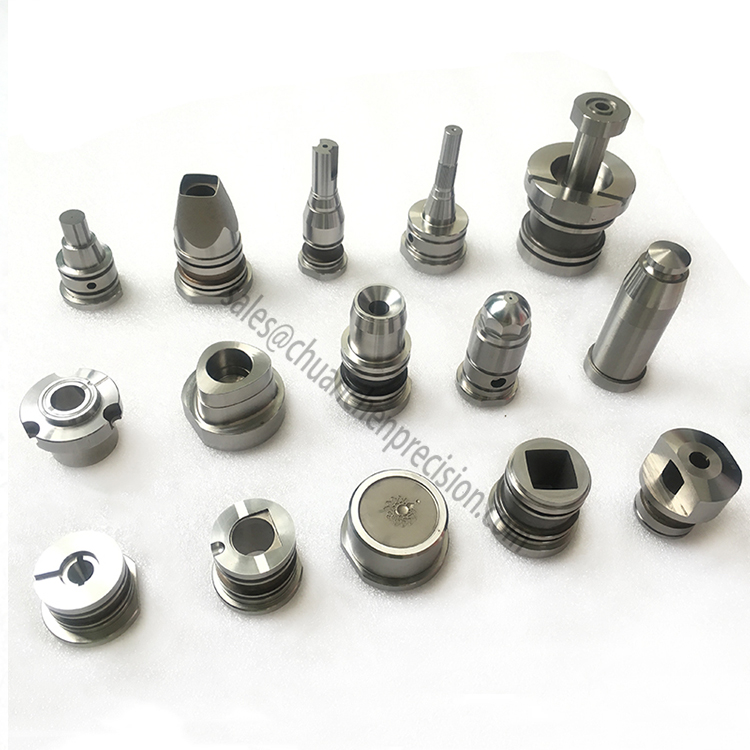 Custom mold components for plastic injection molds