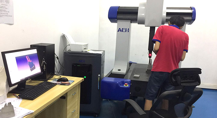 CMM inspection for custom components